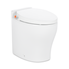 Туалет для мацератора з біде та повільним закритим пластиковим сидінням Dometic MasterFlush 8541