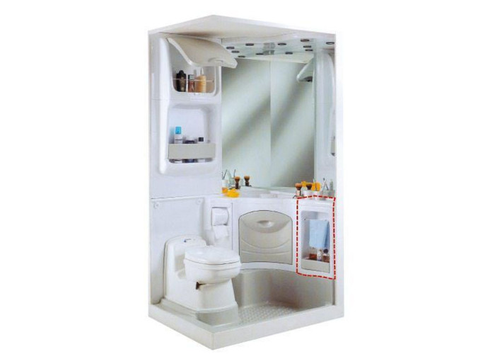 Шафа для ванної кімнати з меблями Reimo 2000