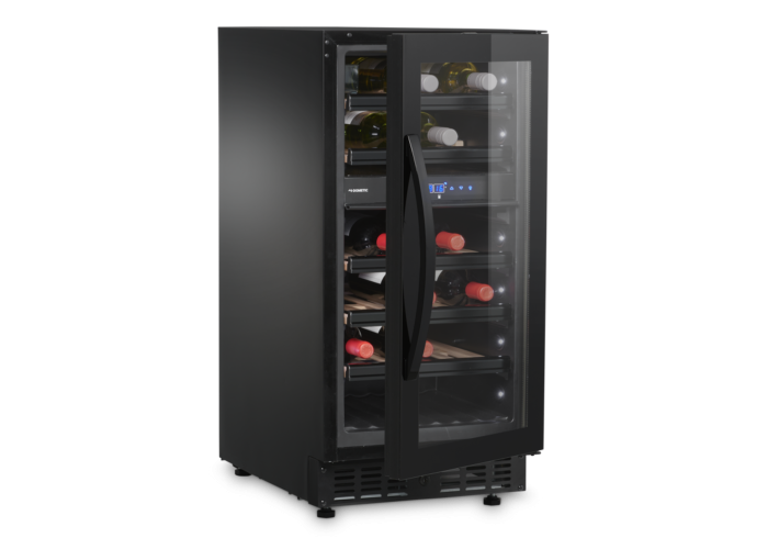 Холодильник для вина з двома температурними зонами і скляними дверцятами без рами Dometic E28FG