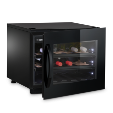 Вбудований холодильник для вина зі скляними дверцятами без рами Dometic E18FGB
