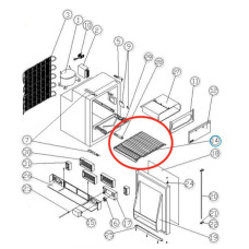 Решітка холодильника Dometic MDC-110 GRILL WITH FLAP